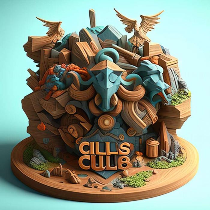 3D model Sky Clash Lords of Clans 3D game (STL)